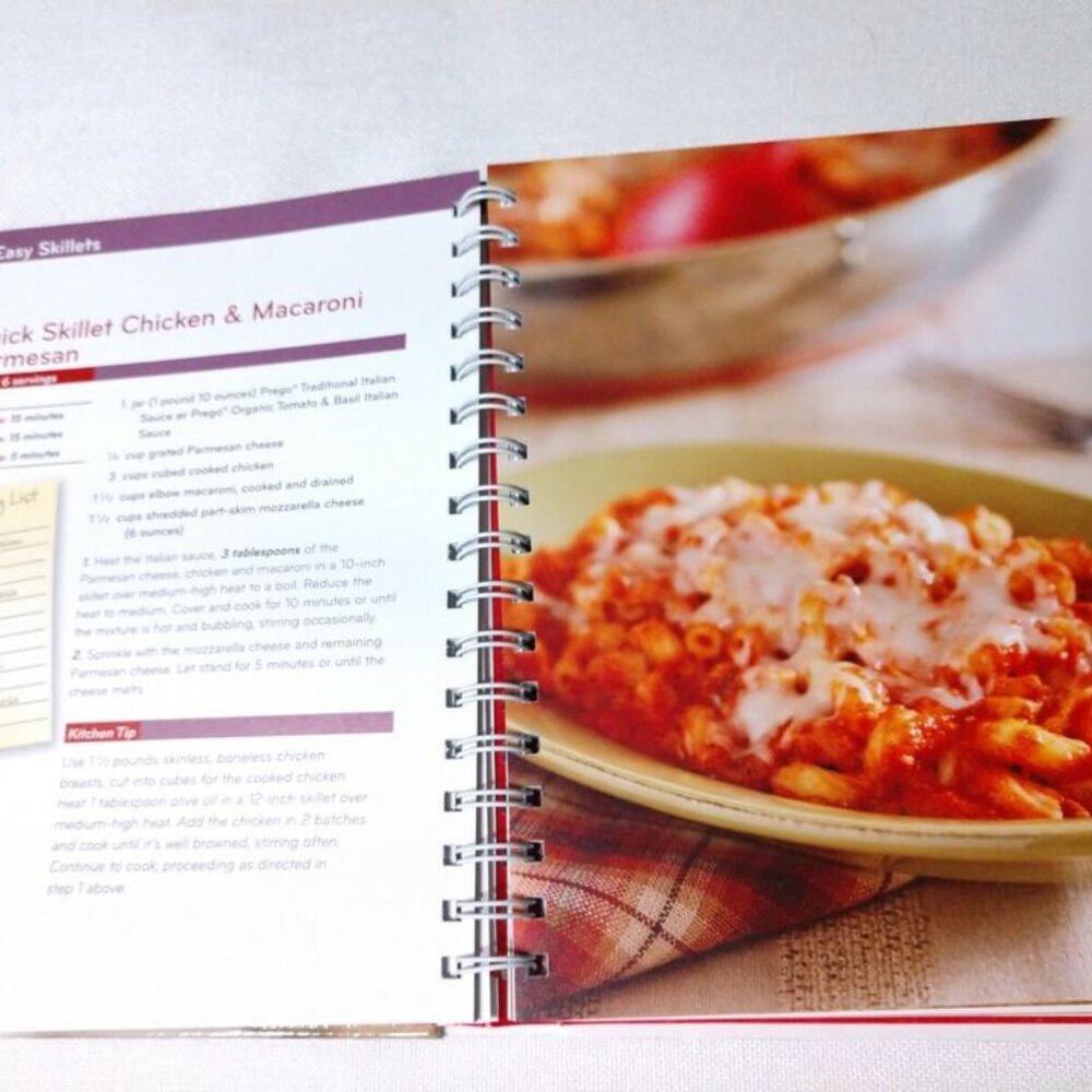 Campbell's Busy Family Recipes Recipe Cookbook Hardcover Spiral Bound - Picture 8 of 8